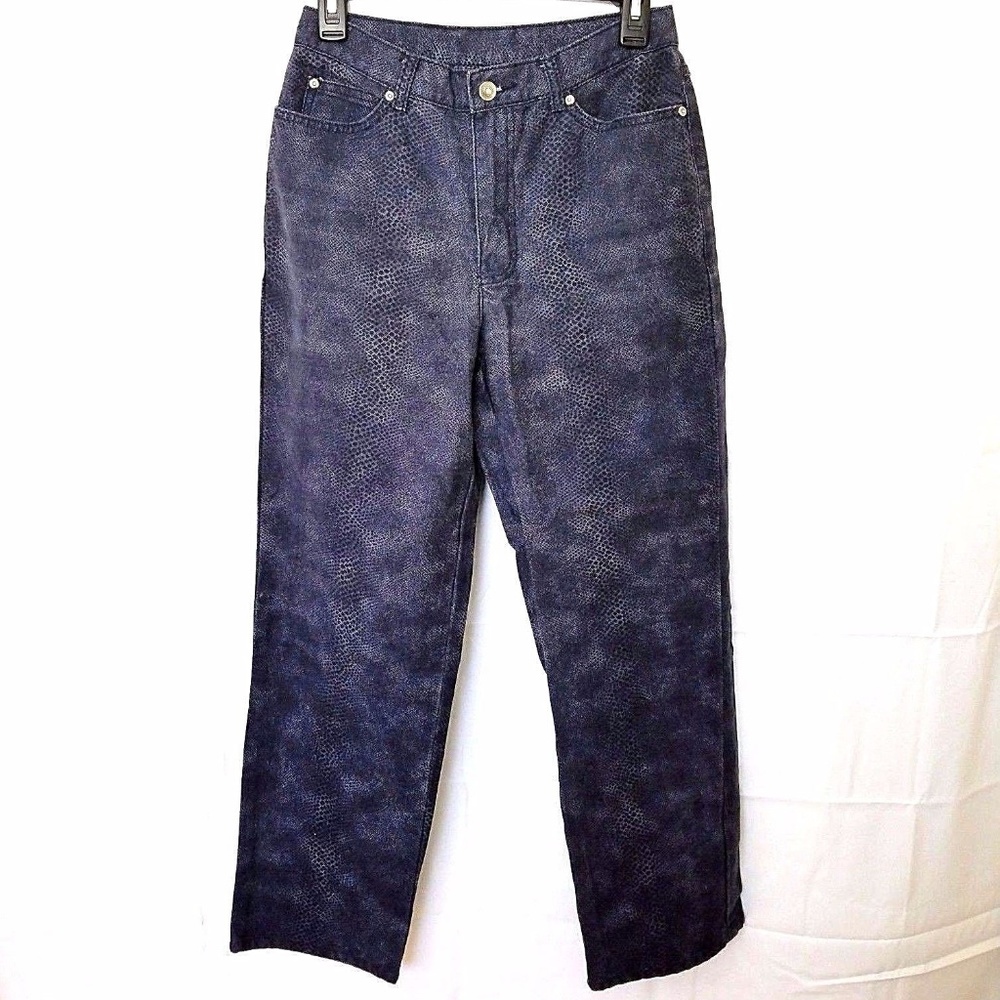 Style & Co Animal Print Straight Leg Size 8 Petite